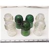 Image 1 : lot of glass insulators