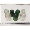 Image 4 : lot of glass insulators