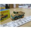 Image 2 : #49 Matchbox/Lesney Unimog truck green and tan color in original box - nice shape