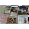 Image 1 : lot of calendars- 1955, 1956,1957, 1966 and 2x1978 and one more