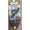 Image 2 : Eagle and humming bird art wooden pieces -31"X10"