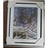 Image 1 : Michelle mare "Bald eagle in winter " 16"X20" PICTURE - new