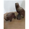 Image 3 : Lot of 5 wooden décor pieces