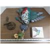 Image 1 : Lot of 4 humming bird décor pieces