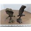 Image 1 : Pair of brass eagle figurines