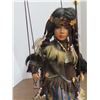 Image 2 : Vintage native American unique porcelain doll on swing