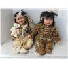 Image 1 : Pair of native American Indian dolls