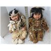 Image 2 : Pair of native American Indian dolls