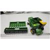 Image 1 : John Deere model Combine (By ERTL), w/ accessories