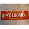 Image 3 : 1971 Sask. Home coming button pin + license plate