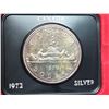 Image 2 : 1972 Canadian voyageur silver dollar, in orginal black case