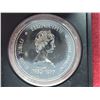 Image 3 : 1977 "Silver Jubilee" Canadian silver dollar, in original black case