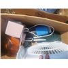 Image 3 : Large pallet of Household items - Frying pans - like new, desk fan, baskets, DVDs, roasting pans, di