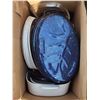 Image 4 : Large pallet of Household items - Frying pans - like new, desk fan, baskets, DVDs, roasting pans, di
