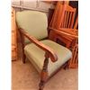 Image 2 : antique green accent chair
