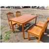 Image 2 : table and chair set . Great condition 47x29"