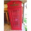 Image 1 : very unique collectible telephone booth converted into shelf 6ftx 30"