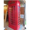 Image 2 : very unique collectible telephone booth converted into shelf 6ftx 30"