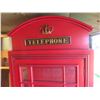 Image 3 : very unique collectible telephone booth converted into shelf 6ftx 30"