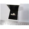 Image 1 : Diamond Ring - Box included - inside diameter 18mm