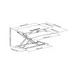Image 4 : New Standing Desk Converter Height Adjustable Desk Riser