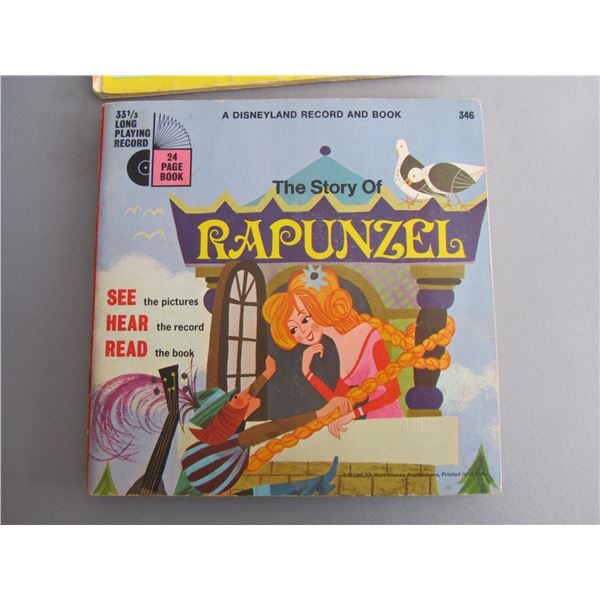 Disney vinyl record book, The Story of Rapunzel
