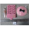 Image 2 : Natural eyelashes, tweezer, and storage box set