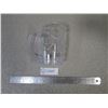 Image 1 : clear plastic beer mugs, lot of 4