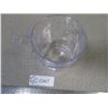 Image 3 : clear plastic beer mugs, lot of 4
