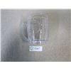 Image 4 : clear plastic beer mugs, lot of 4