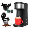 Image 1 :  Single Serve Coffee Maker with Self-Cleaning Function, 8-14oz Brew Size