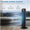 Image 1 : 36 inch Digital Oscillating 3 Speed Tower Fan with Remote
