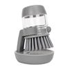 Image 2 : soap dispensing palm brush with storage stand