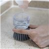Image 3 : soap dispensing palm brush with storage stand
