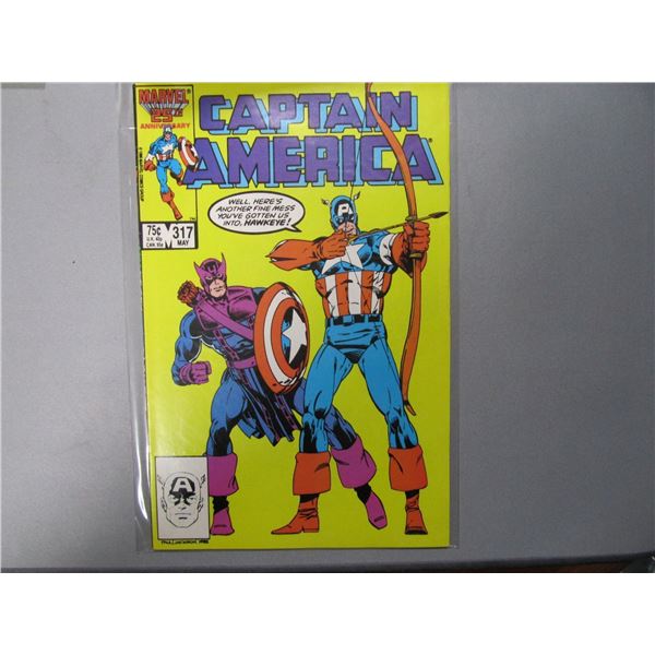 Marvel comic book Captain America Vol 1 317