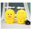 Image 3 : Portable Mini Handheld Cartoon Duck Fans