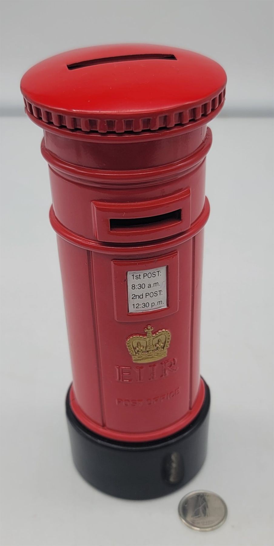 Coin Post Box British Post Box Coin Bank Cast Aluminum