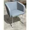 Image 1 : NEW Contemporary grey Chair - Retail: $400