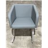 Image 2 : NEW Contemporary grey Chair - Retail: $400