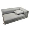 Image 2 : Nico right arm 2 seater color plush weave: porpoise