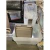 Image 2 : Large group of assorted totes & racking