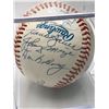 Image 2 : 1953 WORLD ERIES CHAMPION NY YANKEES TEAM SIGNED BALL (MANTLE, BERRA, MARIS, FORD,MIZE) JSA LOA