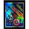 Image 1 : MARVEL AVENGERS S.T.A.T.I.O.N. 24x14 POSTER LIMITED EDITION INSCRIBED BY ARTIST 281/500