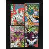 Image 1 : LOT OF 4 SILVER SURFER COMICS (MARVEL COMICS)