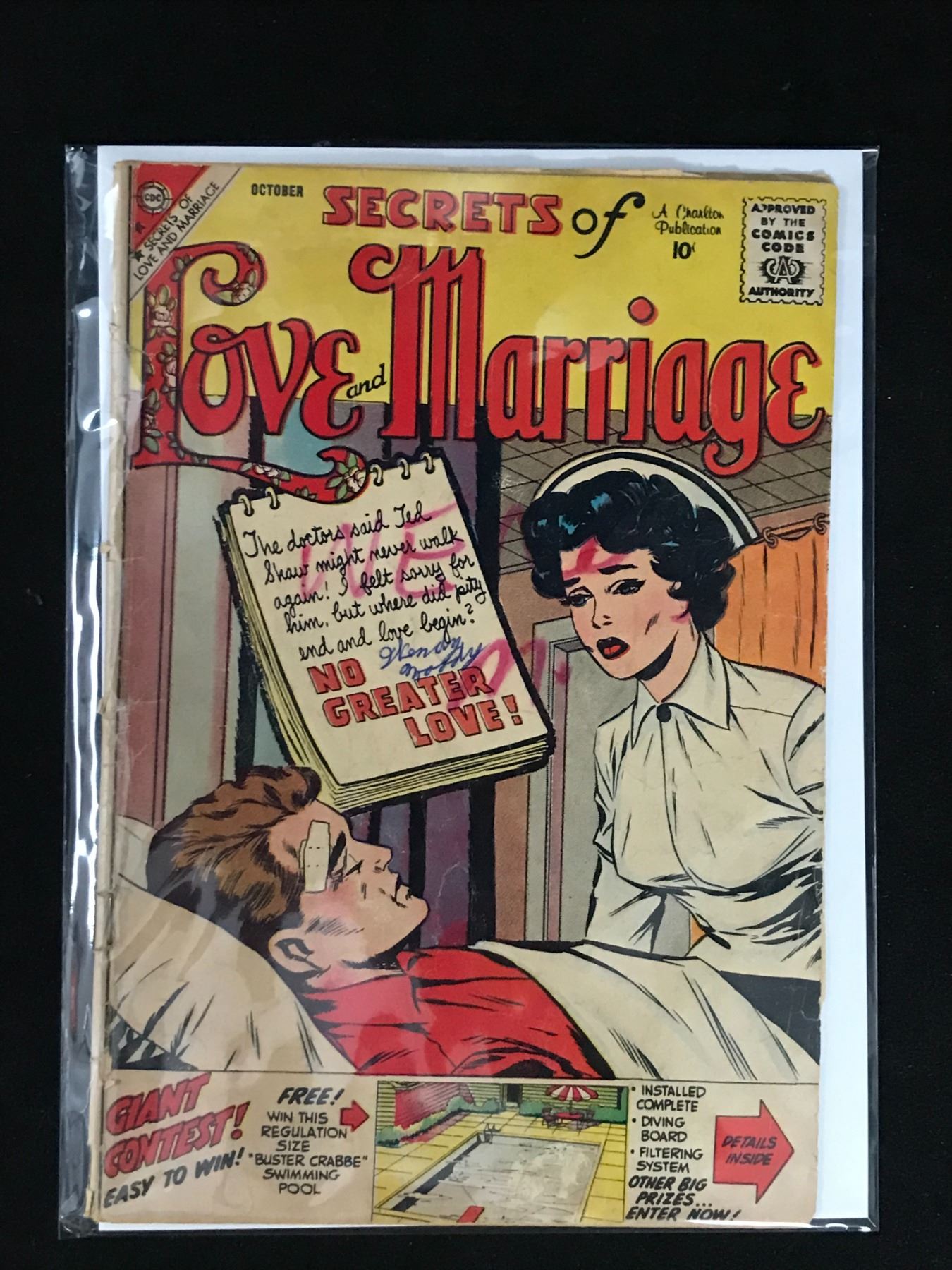 CDC COMICS SECRETS OF LOVE AND MARRIAGE