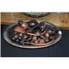 Image 2 : VINTAGE MID CENTURY EBONY FRUIT IN BOWL (14 PCS)