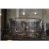 Image 3 : VINTAGE 1950'S HAZEL ATLAS ARABIAN KNIGHTS GLASSWARE & ETCHED GLASS BOWL W/FLORAL MOTIF (9 PCS)