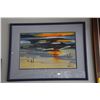 Image 2 : FRAMED WATERCOLOR, "SUNSET"; BY SELINA YEUNG (28 1/2" X 22")