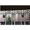 Image 2 : ETCHED LEADED GLASS PANELS (8" X 34") (4 PCS)