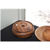 Image 2 : WOOD BOWLS: CINNAMON, TAMARIND, KAMANI & MONKEYPOD (4 PCS)